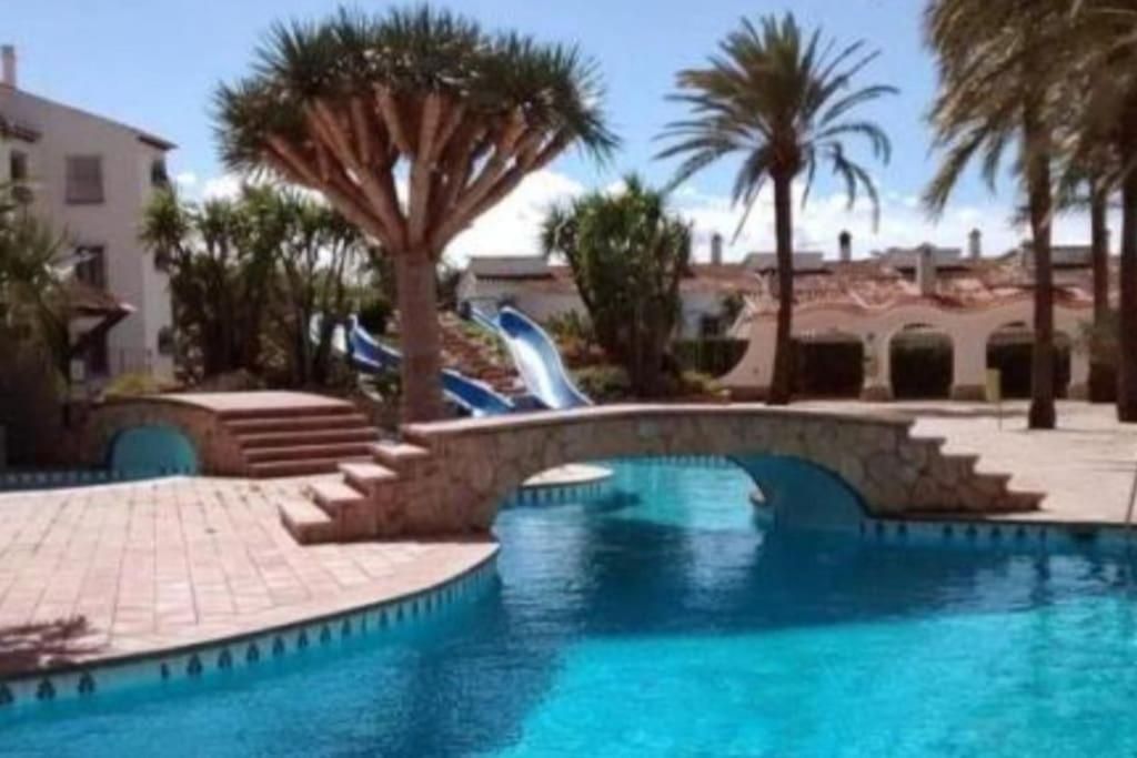 Appartement En Denia, Urbanizacion El Palmar Con Piscina, Toboganes Y Chiringuito Extérieur photo